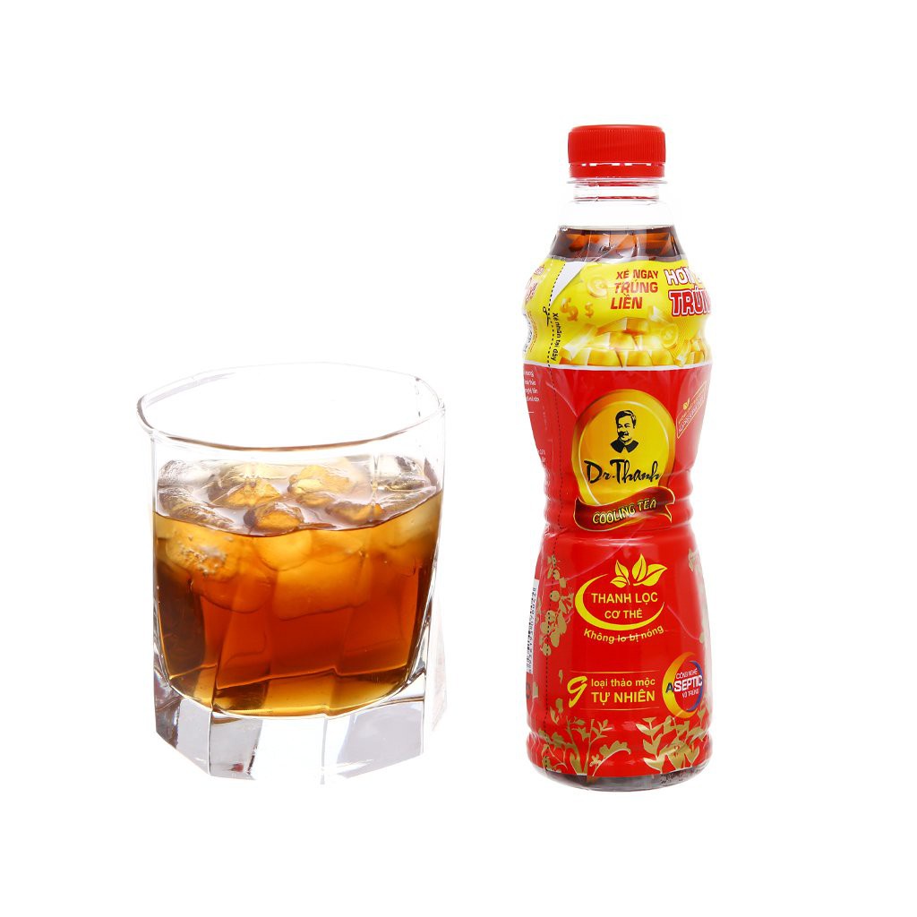Thùng 24 Chai Trà Thảo Mộc Dr. Thanh Tea Thanh Lọc Giải Nhiệt Chai Nhựa PEP Date Luôn Mới