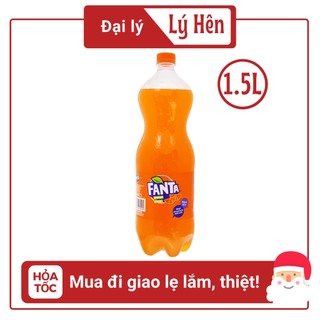 Nước Ngọt Có Gas Fanta Hương Cam Soft Drink Chai 1.5 Lít Date Luôn Mới