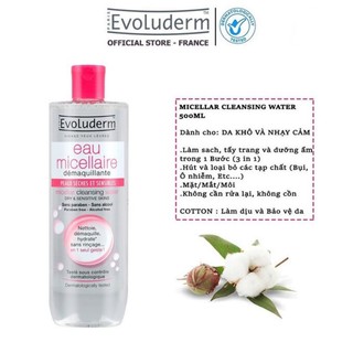 Tẩy Trang Evoluderm 250ml