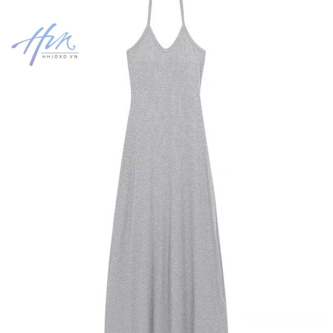 Đầm Hai Dây Mùa Hè 2023 Dáng Dài Ôm Sát Quyến Rũ Phong Cách Pháp Hợp Thời Trang Cho Nữ