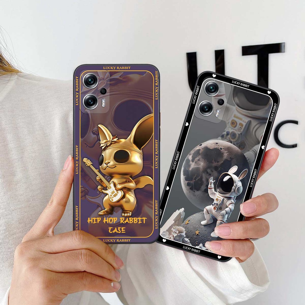 Ốp lưng Xiaomi Note 11T Pro / Note11 T Pro hình thỏ trắng vàng 3D, gấu nâu, vũ trụ siêu cấp, rẻ bền đẹp