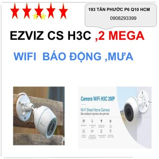 Camera wifi ngoài trời ezviz h3c 2mp mã sp: h3c 2m đêm trắng đen