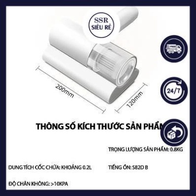 Máy Hút Bụi xách tay Ga Giường,nệm, Sofa Có tia tử ngoại Hút Bụi Nhỏ Mịn hiệu quả (LA139188) | BigBuy360 - bigbuy360.vn