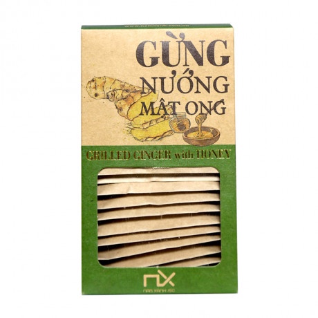 Nam Xanh Gừng Nướng Mật Ong Ginger Honey Hộp 80g(110g)