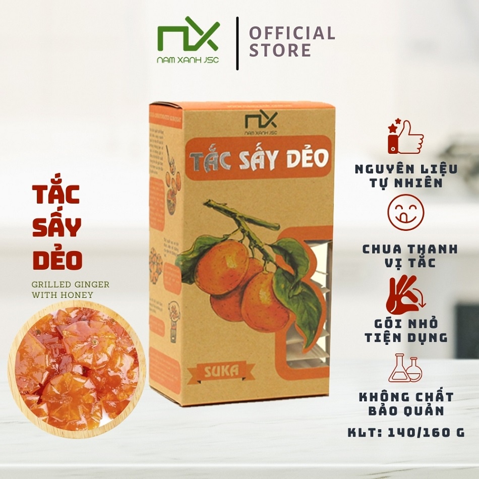 Nam Xanh Tắc Sấy Dẻo Mật Ong Dried Kumquat Honey Hộp 140g