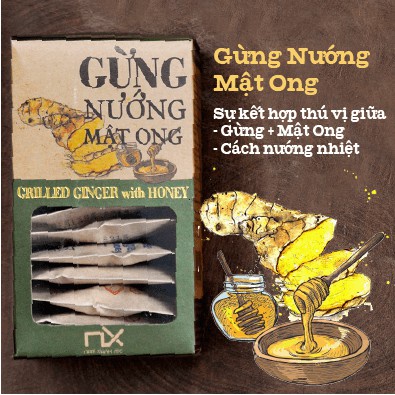 Nam Xanh Combo Gừng Nướng Mật Ong Và Hạt Điều Phủ Dừa Mật Ong