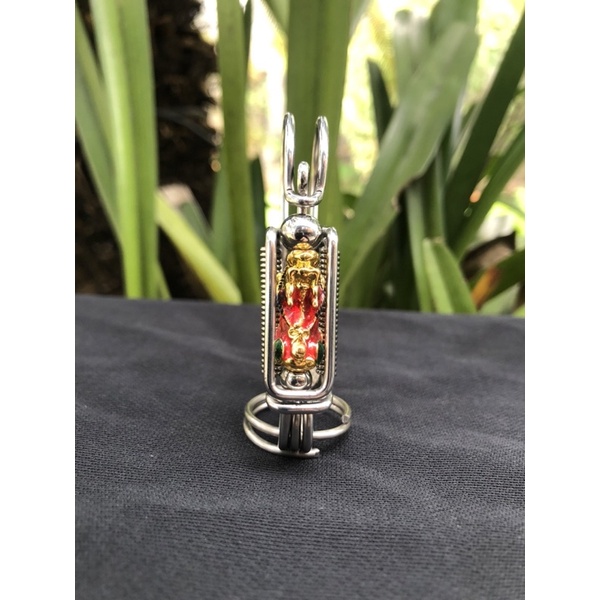 Móc khóa thủ công tỳ hưu inox