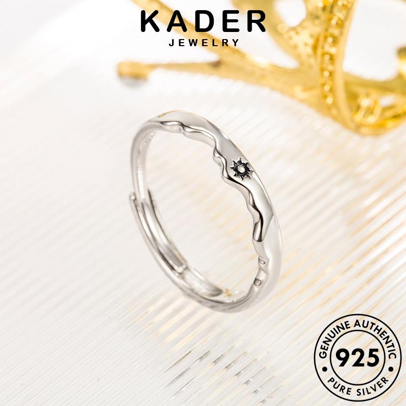 Kader JETELLERY Kim Cương Mặt Trăng Ngôi Sao Mặt Trời Nhẫn Cặp Đôi Ban Đầu Bạc 925 Lãng Mạn Moissanite R301