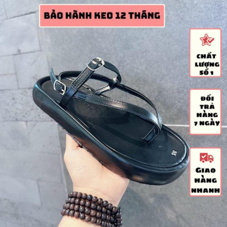 GIÀY SANDAL XỎ NGÓN ĐẾ 2 PHÂN BỌC DA SIÊU XINH