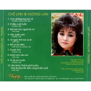 Đĩa cd 1494. tncd023 - nguoi xa nguoi - che linh - huong lan chất lượng cao