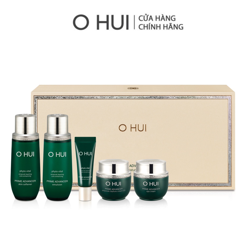 Bộ chống lão hóa 5 bước cao cấp OHUI Prime Advancer 5pcs Set