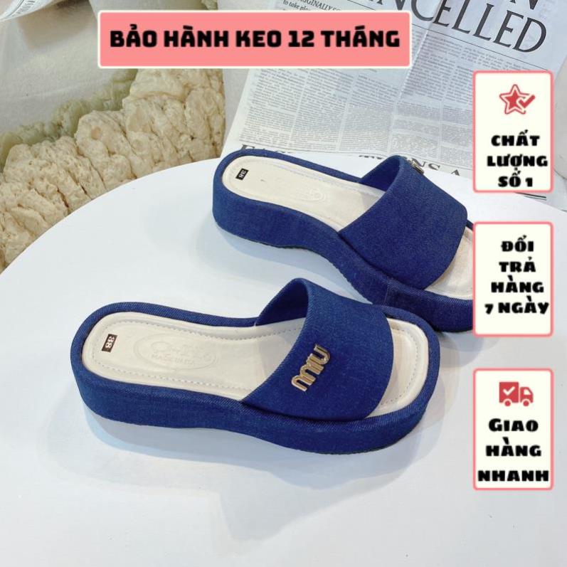 #HàngMớiVề - DÉP BẢNG NGANG KHOÁ MIU ĐẾ BÁNH MÌ 5 PHÂN