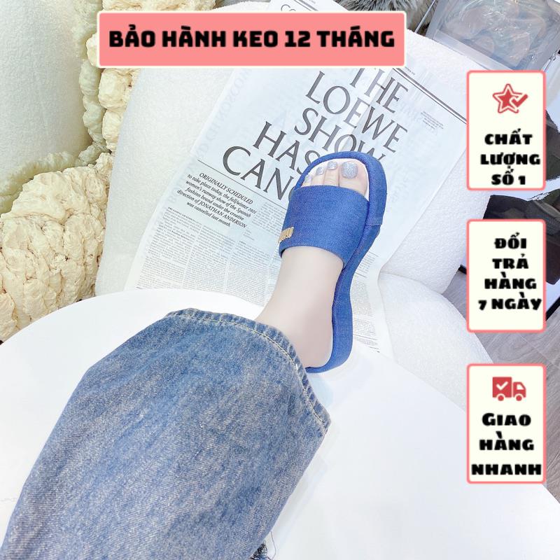 #HàngMớiVề - DÉP BẢNG NGANG KHOÁ MIU ĐẾ BÁNH MÌ 5 PHÂN