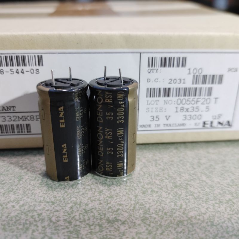 Tụ 35v 3300uF Elna DENON