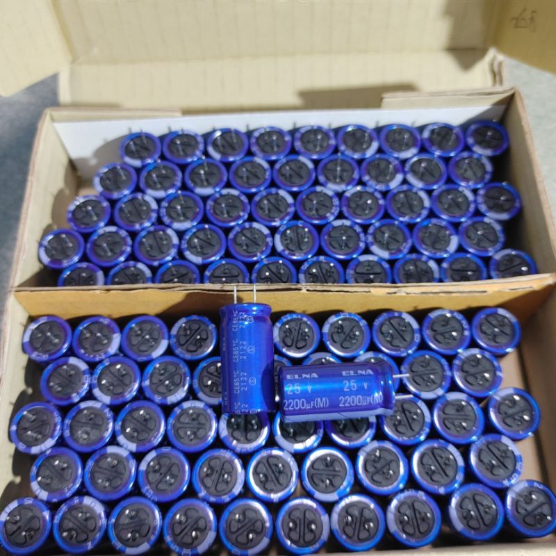Tụ 25v 2200uF Elna RE3