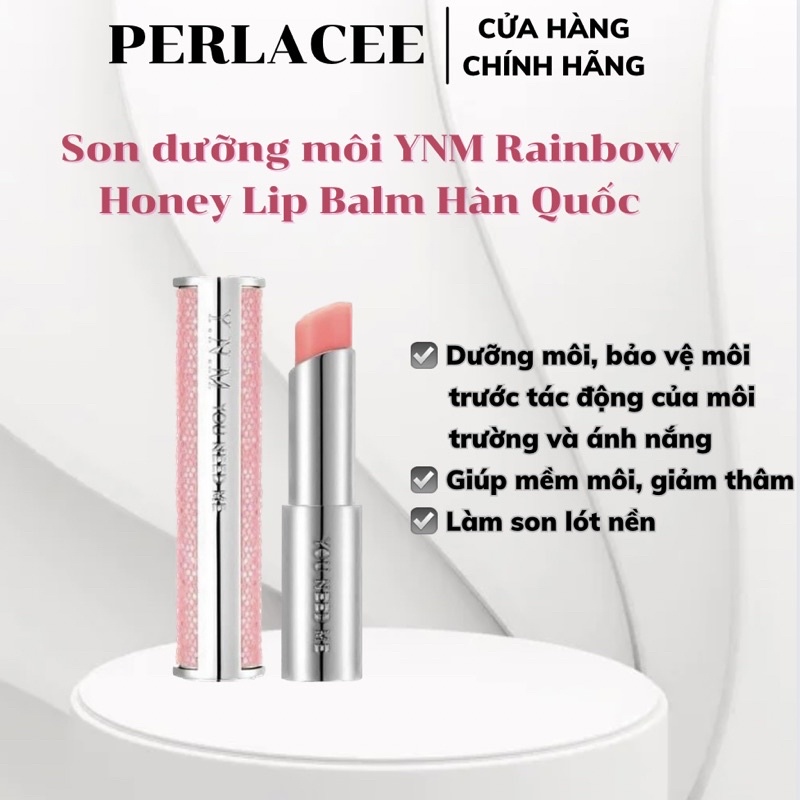 Son Dưỡng Mềm Môi Mờ Thâm Đổi Màu YNM Rainbow Honey Lip Balm