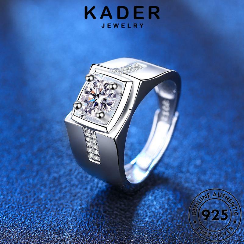 Kader JEWELRY Nam Bạc Kim Cương Nguyên Bản 925 Moissanite Nhẫn R624