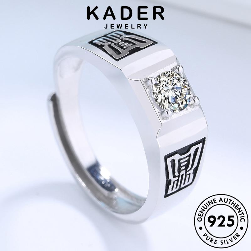 Kader JETELLERY Vàng Nguyên Bản Bạc 925 Nhẫn Cá Tính Nam Kim Cương Moissanite R767