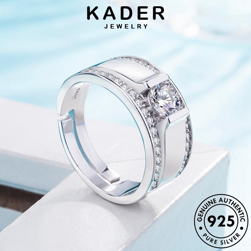 Kader JEWELRY Nam Nhẫn Kim Cương Thời Trang Nguyên Bản Vàng 925 Bạc Moissanite R1539