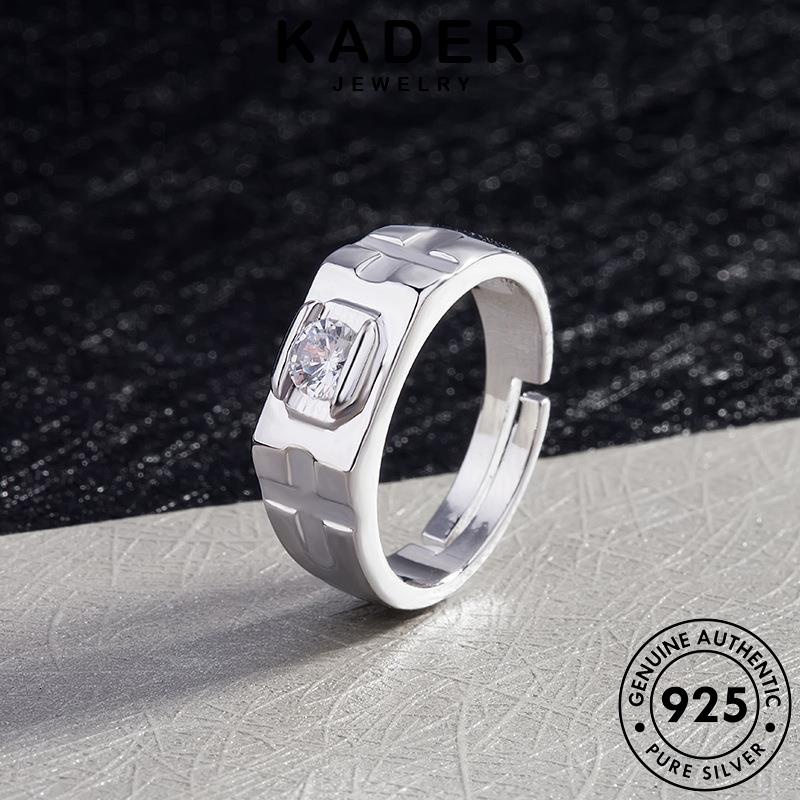 Kader JEWELRY Nam Nhẫn Vàng Nguyên Bản Kim Cương Moissanite 925 Độc Đoán Bạc R1635