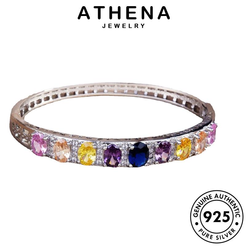 Athena JEWELLY Vòng Tay Nữ Cao Cấp Bạc 925 Pha Lê Chính Hãng B549