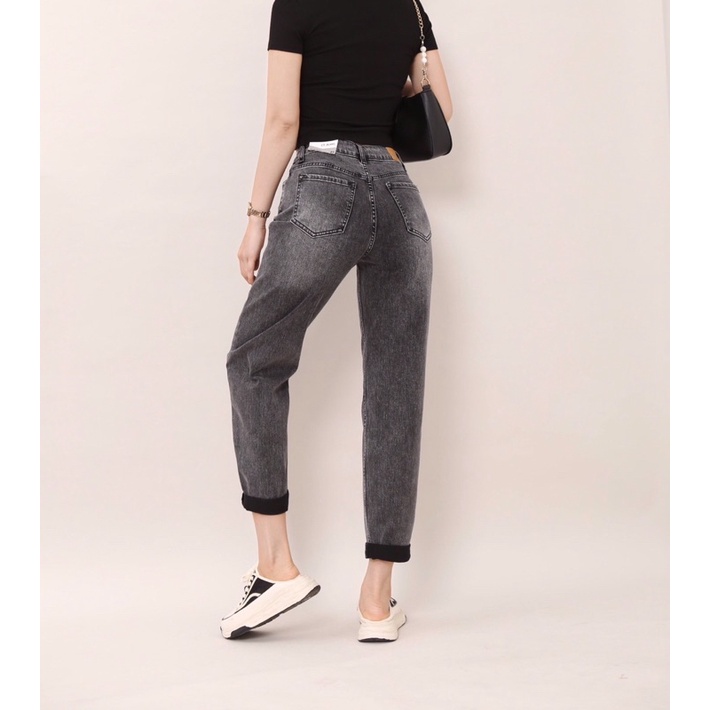 Quần Jean Nữ Boyfriend baggy co dãn thoải mái phong cách năng động trẻ trung 120 CT JEANS