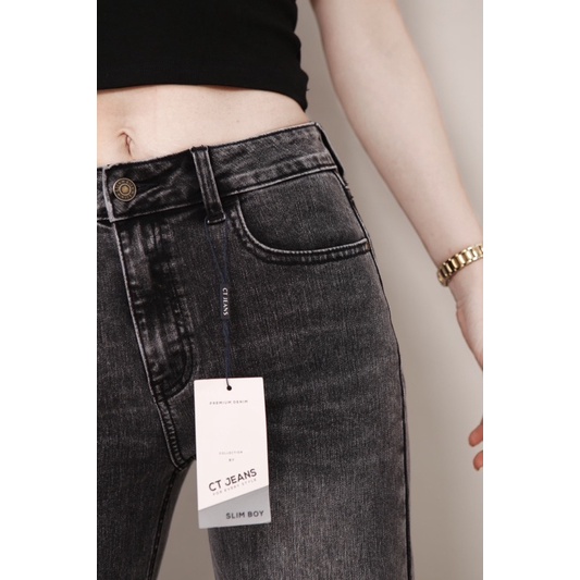 Quần Jean Nữ Boyfriend baggy co dãn thoải mái phong cách năng động trẻ trung 120 CT JEANS