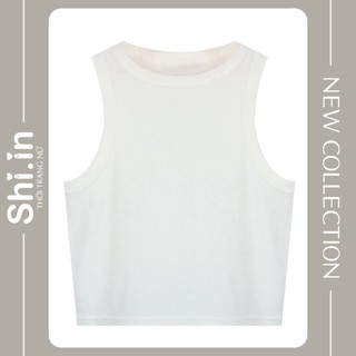 Áo croptop ba lỗ nữ trơn basic ôm body chất thun co giãn