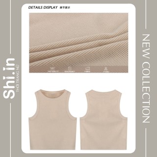 Áo croptop ba lỗ nữ trơn basic ôm body chất thun co giãn