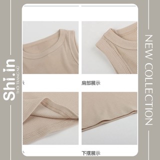 Áo croptop ba lỗ nữ trơn basic ôm body chất thun co giãn