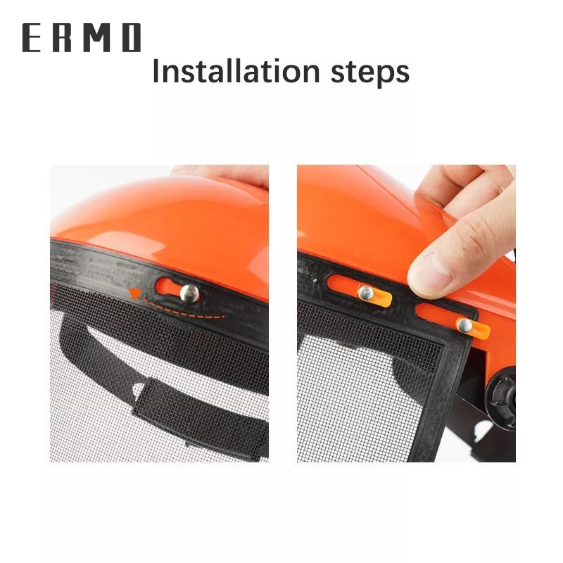 Ermo Mặt Nạ Bảo Vệ Cắt Cỏ An Toàn Tiện Dụng
