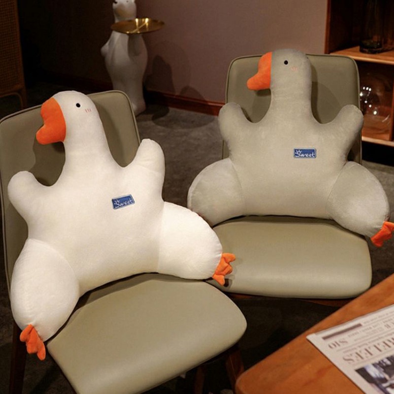 Ermo Đệm Lót Ghế Ngồi Văn Phòng Hình Chú Ngỗng Dễ Thương Xinh Xắn