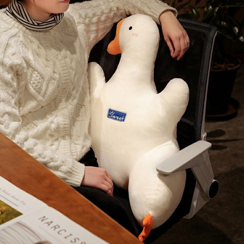 Ermo Đệm Lót Ghế Ngồi Văn Phòng Hình Chú Ngỗng Dễ Thương Xinh Xắn