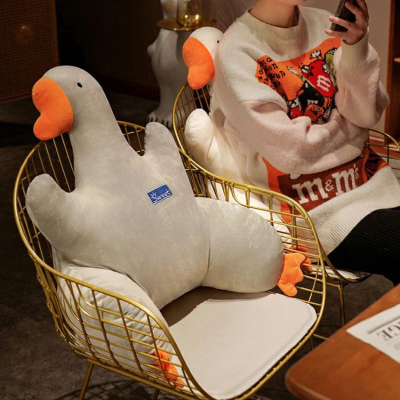 Ermo Đệm Lót Ghế Ngồi Văn Phòng Hình Chú Ngỗng Dễ Thương Xinh Xắn