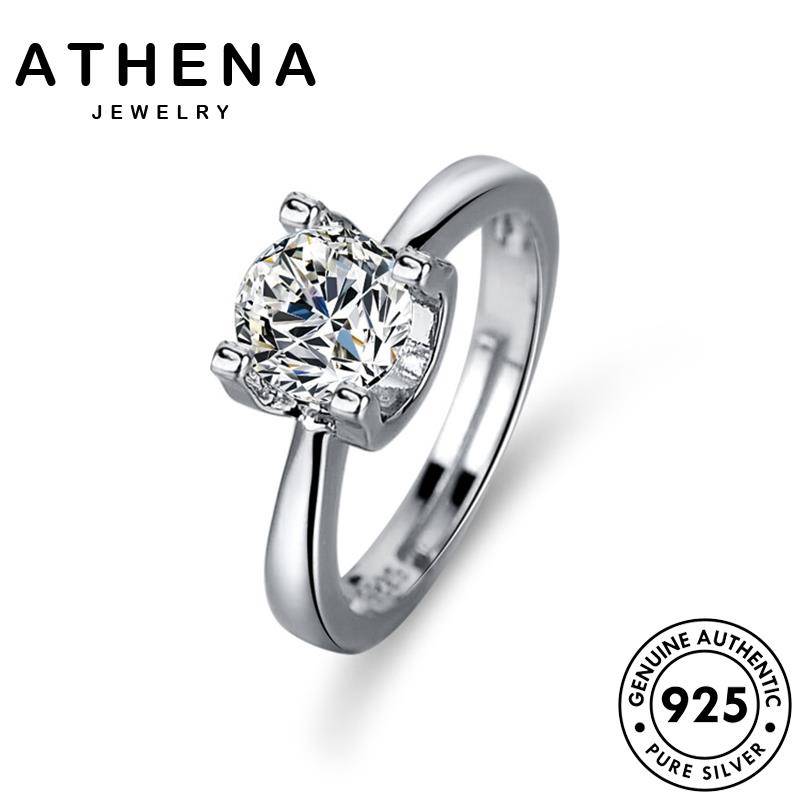 Nhẫn Bạc 925 Đính Kim Cương M070 Thời Trang Cho Nữ