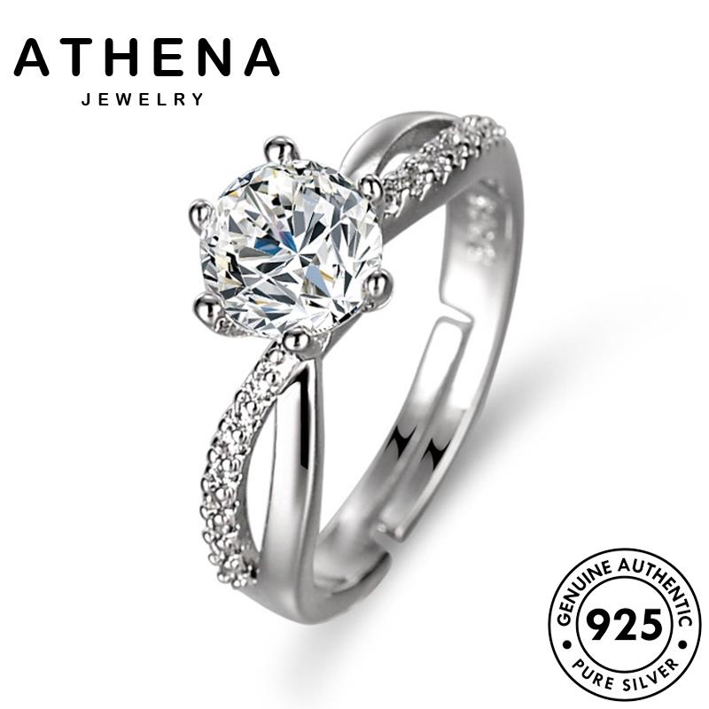 Nhẫn Bạc 925 Đính Kim Cương M070 Thời Trang Cho Nữ