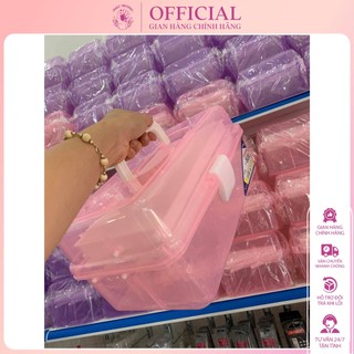 Cốp nhựa đa năng đựng phụ kiện nail - mi -tóc