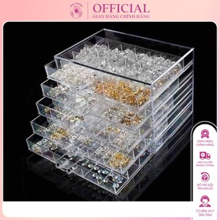 Kệ 5 tầng, 3 tầng đựng charm, đá, hoa