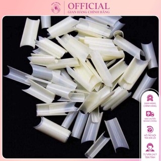 Móng nối form tre cho đắp bột, đắp gel.  bịch 500 móng