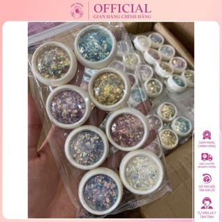 Set kim tuyến khổng tước trang trí cho móng nail