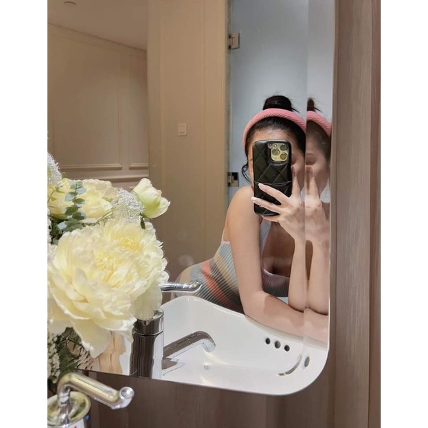 Đầm body thun sọc cầu vồng