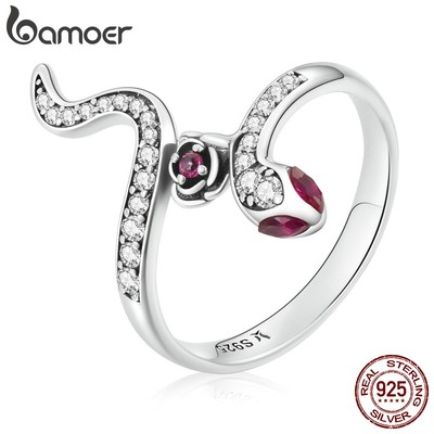 Nhẫn BAMOER SCR789-6 bằng bạc 925 thời trang độc đáo dành cho nữ
