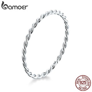 Nhẫn Bamoer Thiết Kế Đơn Giản Thời Trang Cho Phụ Nữ