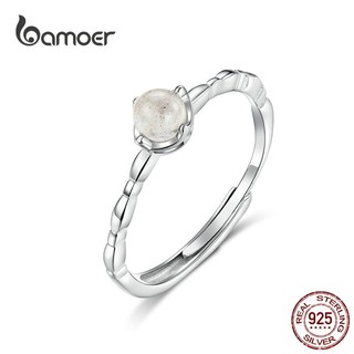 Nhẫn Nữ Bamoer Đính Đá Đơn Giản Phong Cách Bohemian