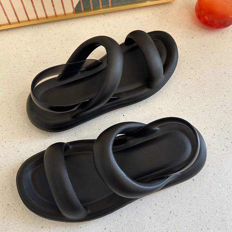 Dép Sandal Đế Bằng Chống Trượt Chống Thấm Nước Thời Trang Mùa Hè Dành Cho Nữ