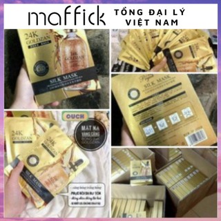 Hộp 10 mặt nạ vàng lụa siik 24k q2 mn5