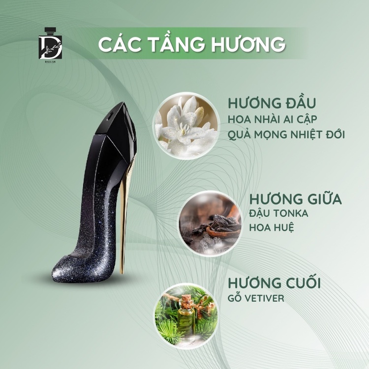 Nước hoa nữ chiết carolina herrera good girl mẫu thử 10ml - lưu hương lâu_quyến rũ_nữ tính_ngọt ngào Dallas895