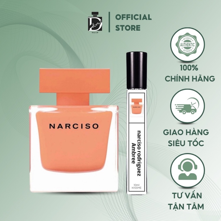 Nước Hoa Nữ Narciso Rodriguez Ambree Chiết 10Ml, Cho Nàng Yêu Thích Sự Sang Trọng_Quyến Rũ_Tinh Tế Dallas895