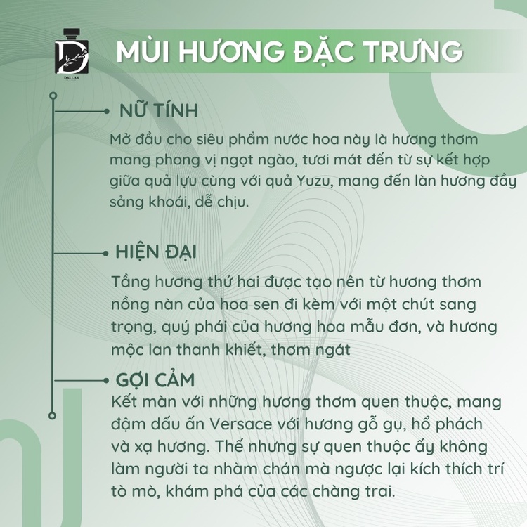 Nước hoa nữ versace bright crystal - một thế giới hương thơm tươi mát và tinh khiết cho phái nữ Dallas895