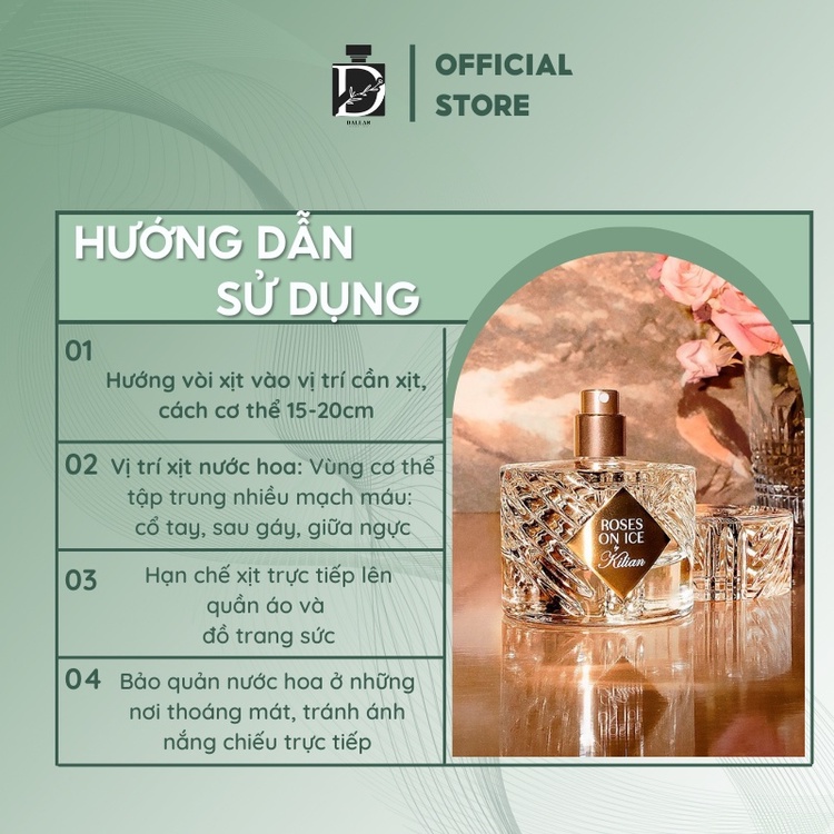 Nước hoa nam nữ chiết kilian angles' share edp mẫu thử 10ml. Quyến rũ, sang trọng Dallas895